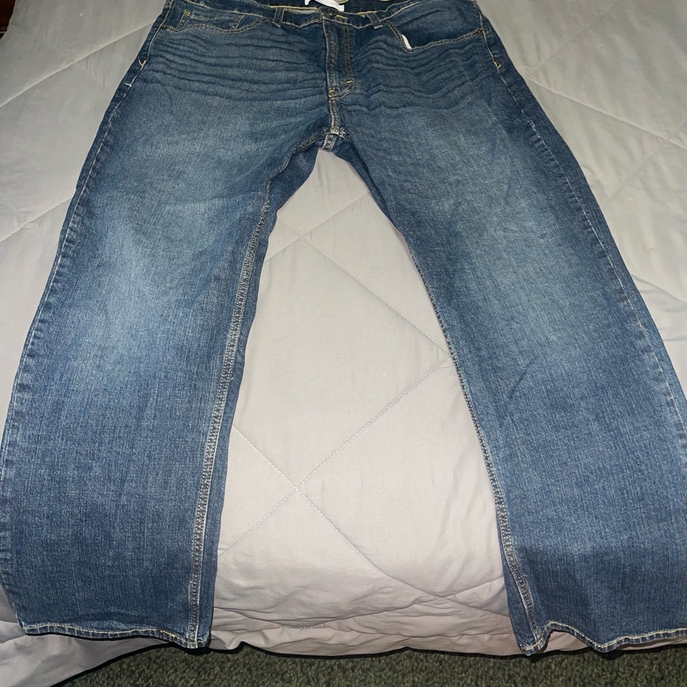 Signature by Levi Strauss Relaxed Fit Blue Jeans